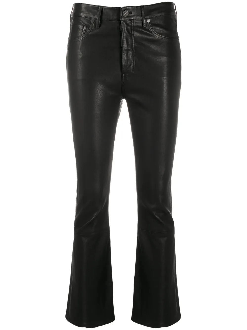 Faux-Leather Trousers