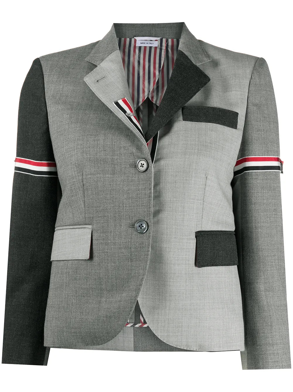 Fun-Mix 2Ply Fresco Panelled Blazer