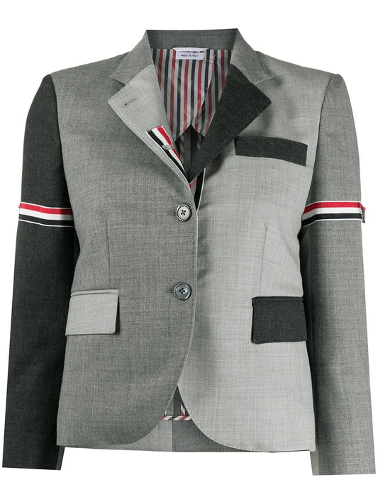 Fun-Mix 2Ply Fresco Panelled Blazer
