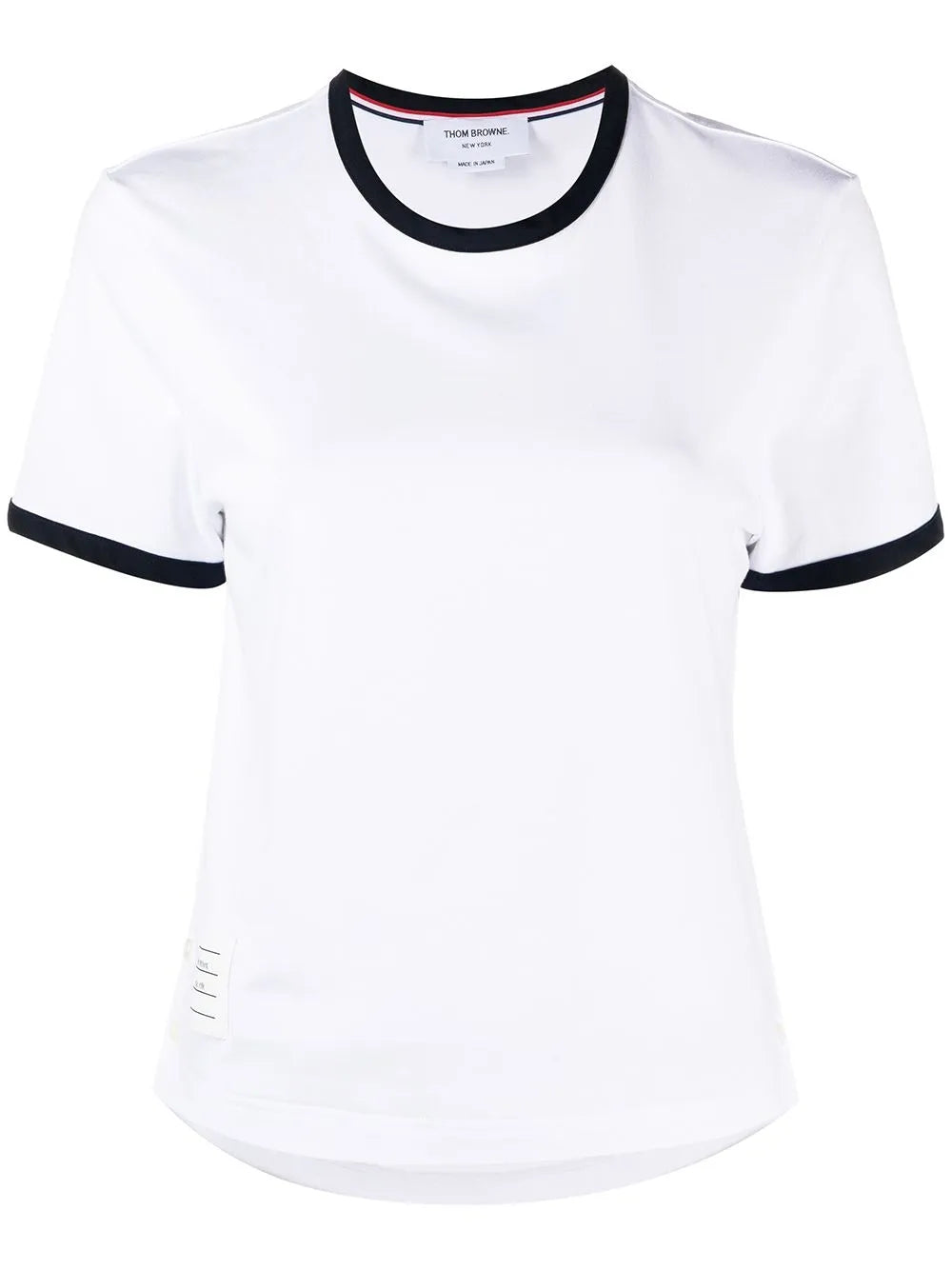 Asymmetric Hem Short-Sleeve T-Shirt