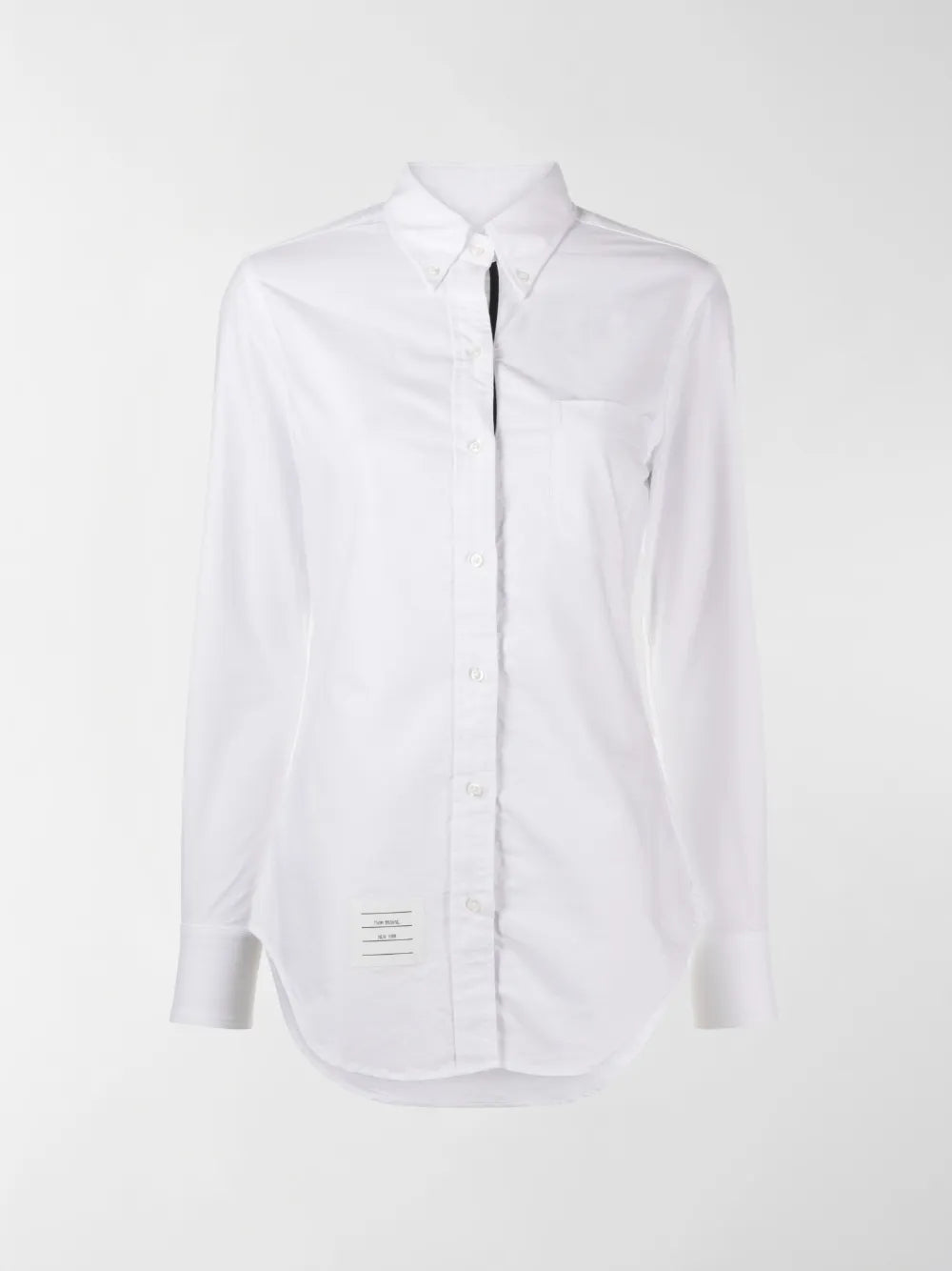 Logo-Patch Button-Down Shirt