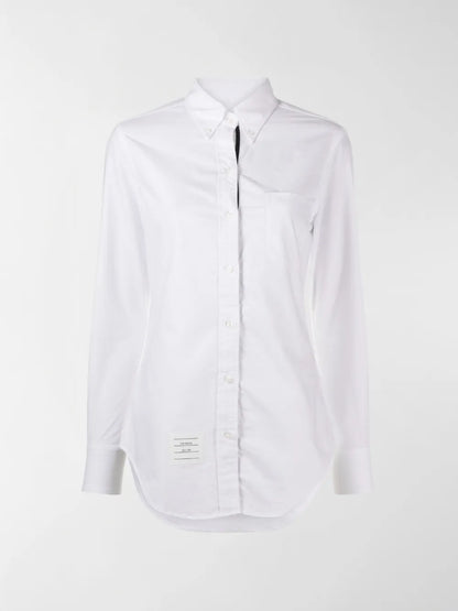 Logo-Patch Button-Down Shirt