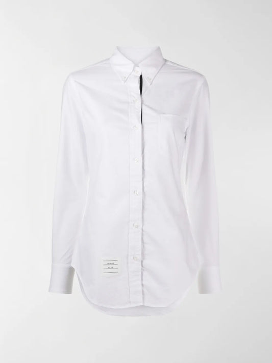 Logo-Patch Button-Down Shirt