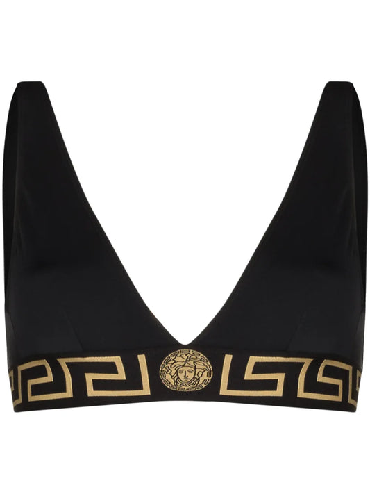 Greca Border Bikini Top
