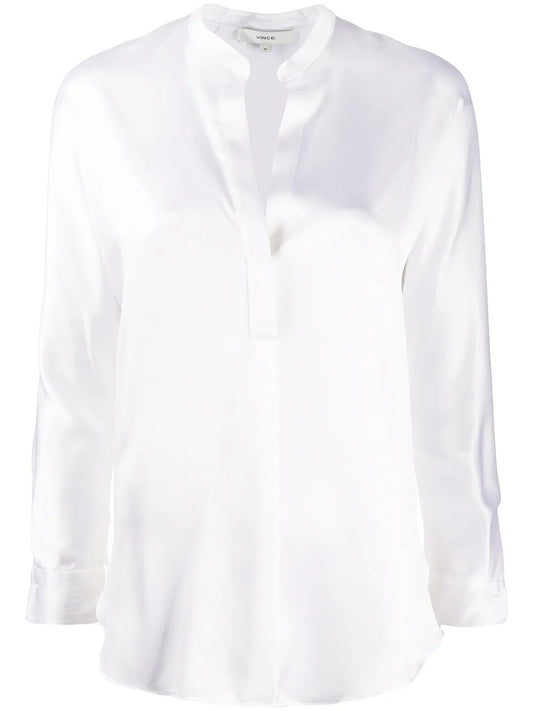 Open Neck Loose Fit Blouse