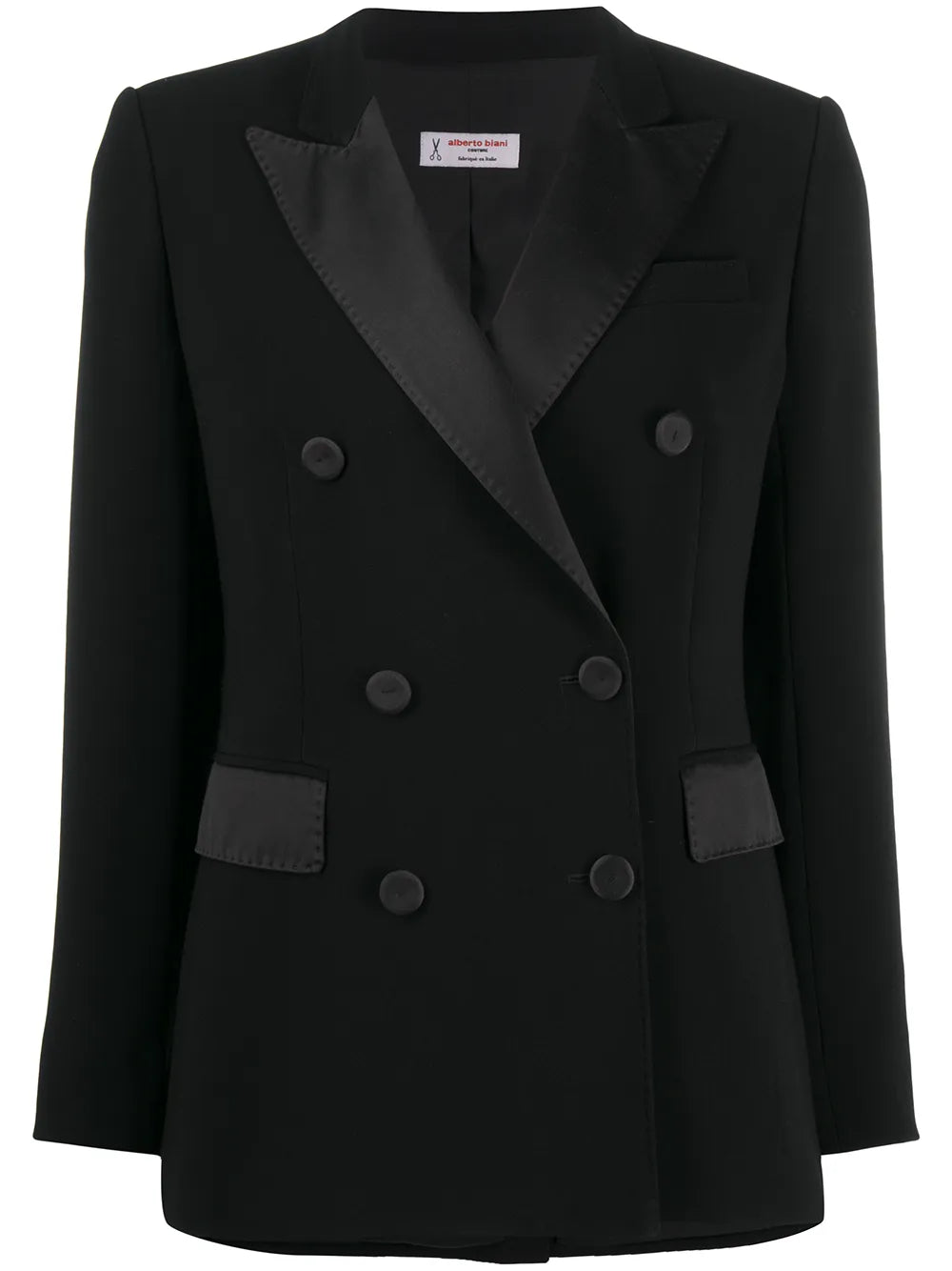 Double-Breasted Fitted Blazer
