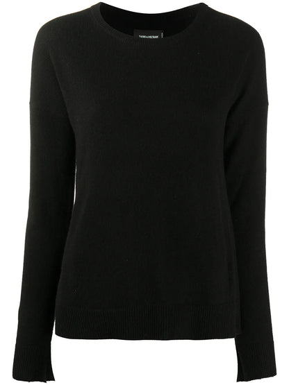 Star-Patch Knitted Jumper