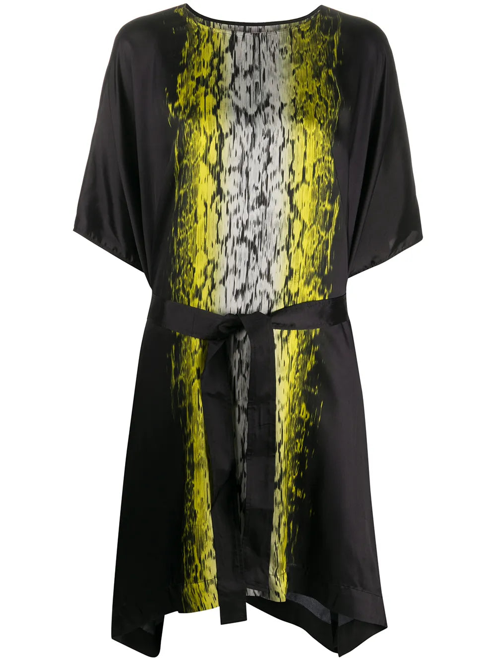 Acid Print T-Shirt Midi Dress