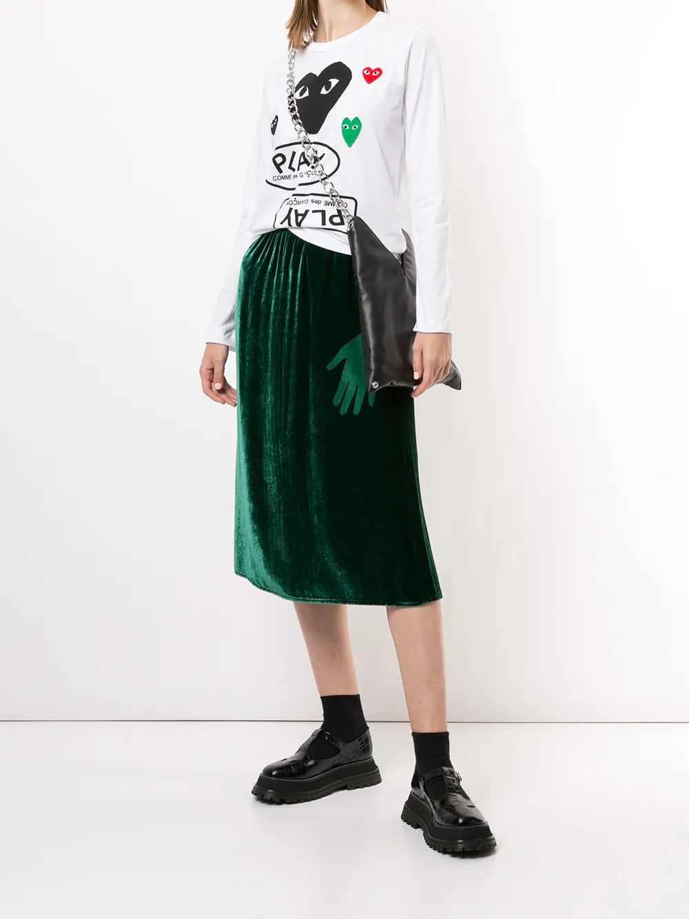 Logo Print Long Sleeve T-Shirt