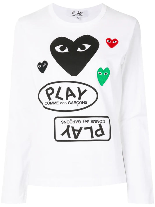 Logo Print Long Sleeve T-Shirt