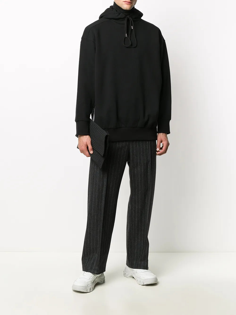 Logo Trim Hoodie