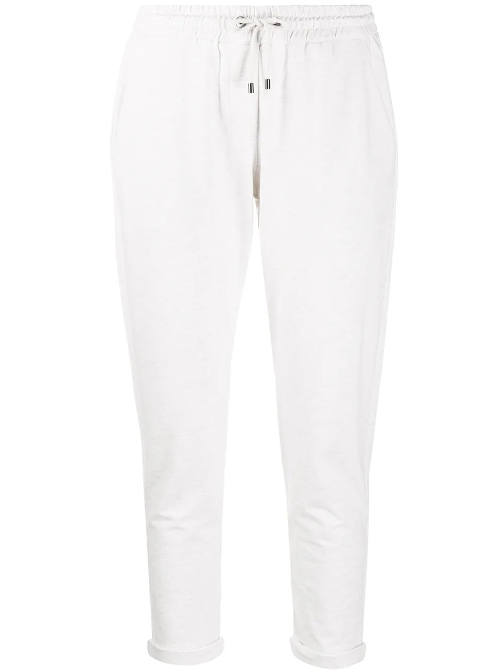 Cropped Drawstring Track Pants