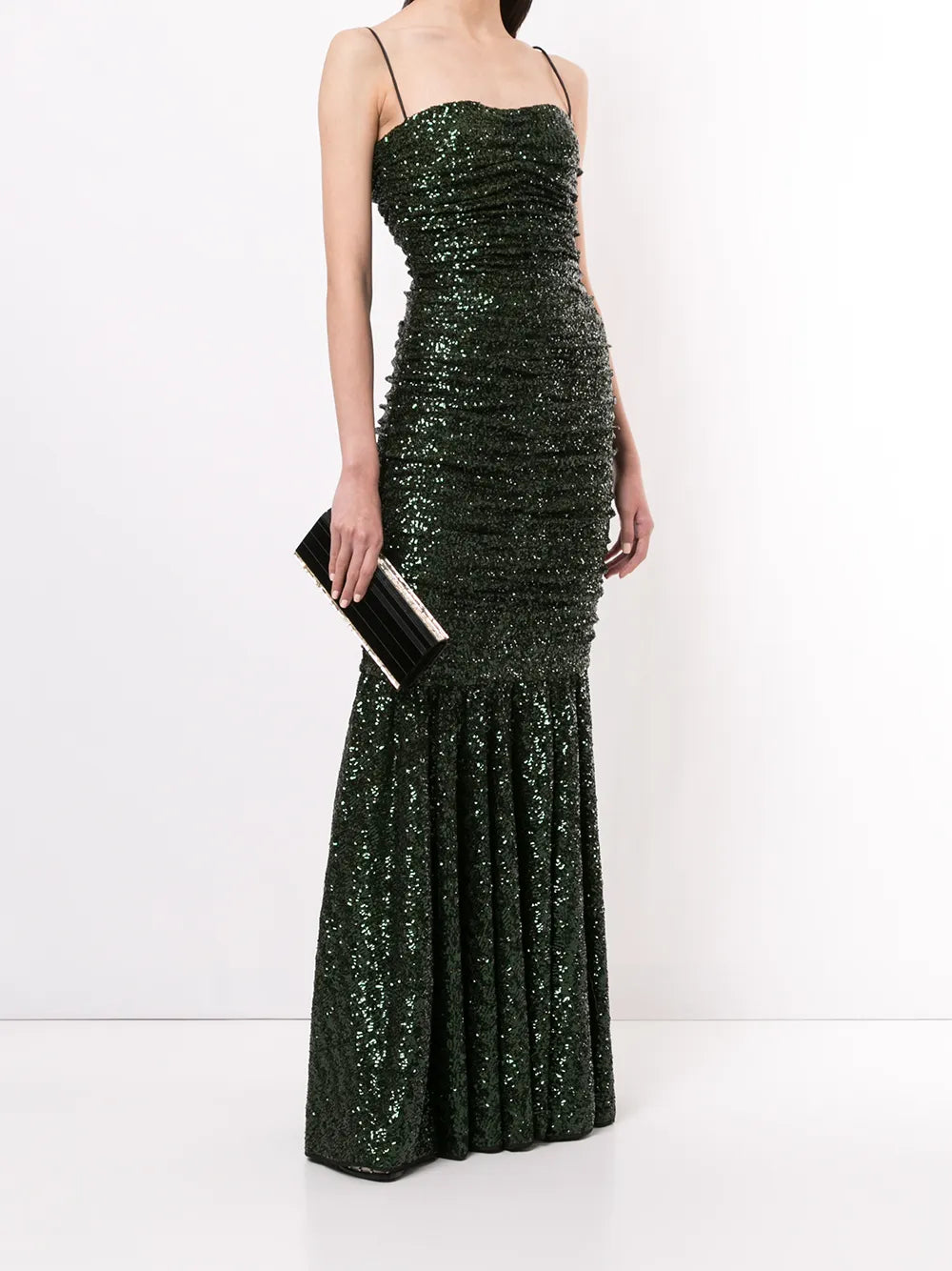 Sequin-Embellished Fishtail Gown