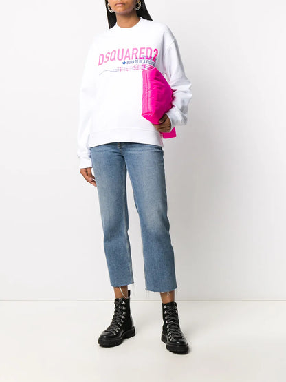 Logo Print Cotton Sweatshirt