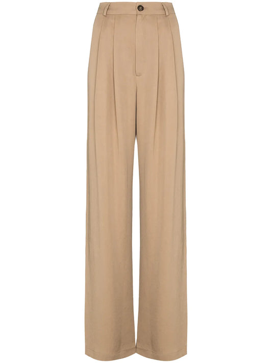 Mason High-Waist Wide-Leg Trousers