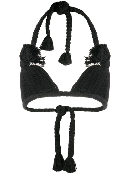 Rope Trim Bikini Top