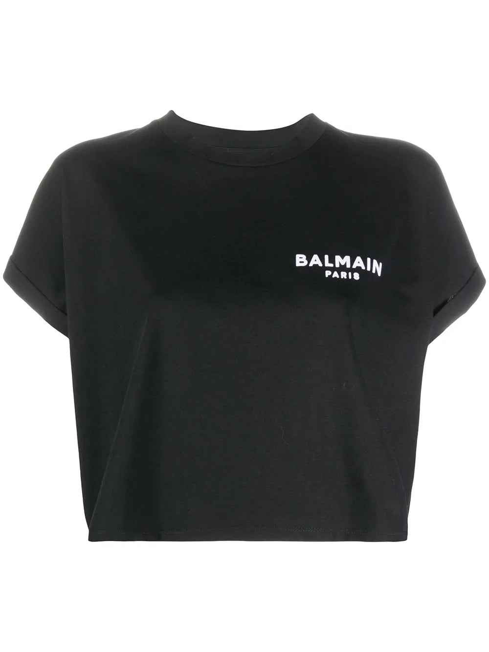 Logo-Embroidered Cropped T-Shirt