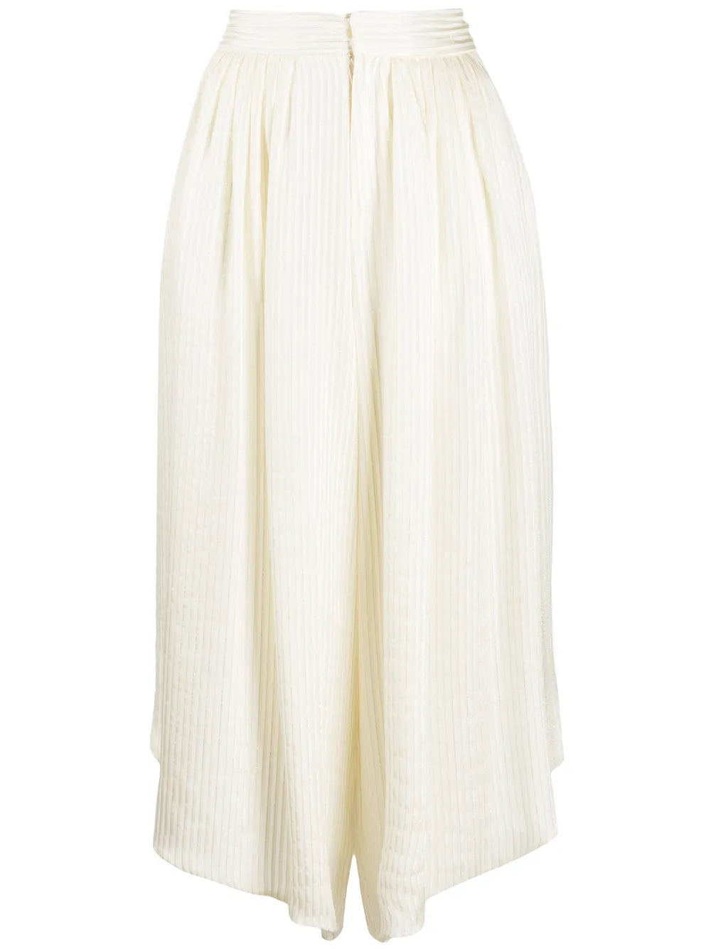Lurex-Stripe Silk Culottes