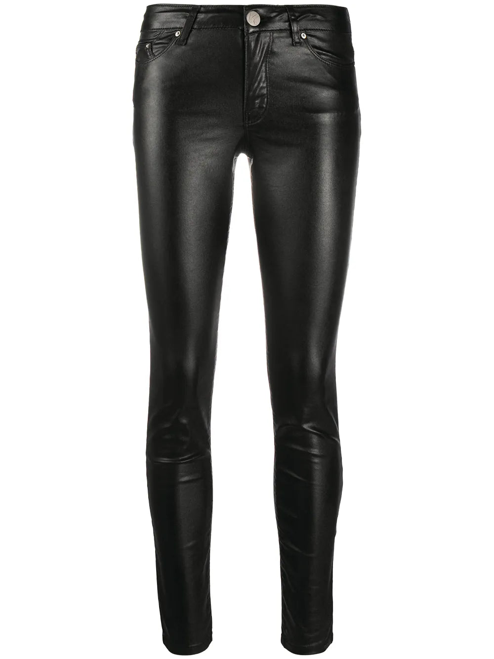 Skinny Metallic Denim Pants