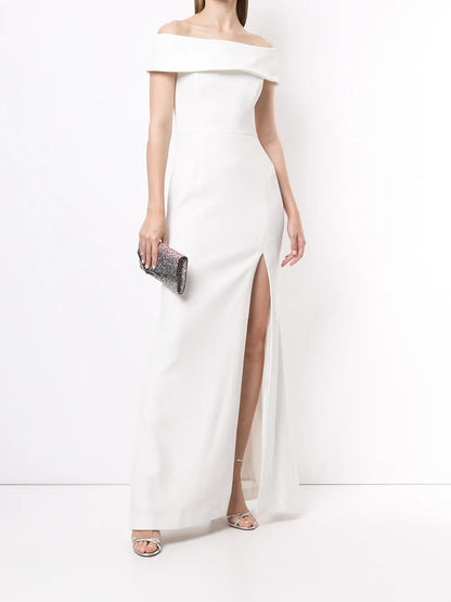 Venice Off-Shoulder Gown