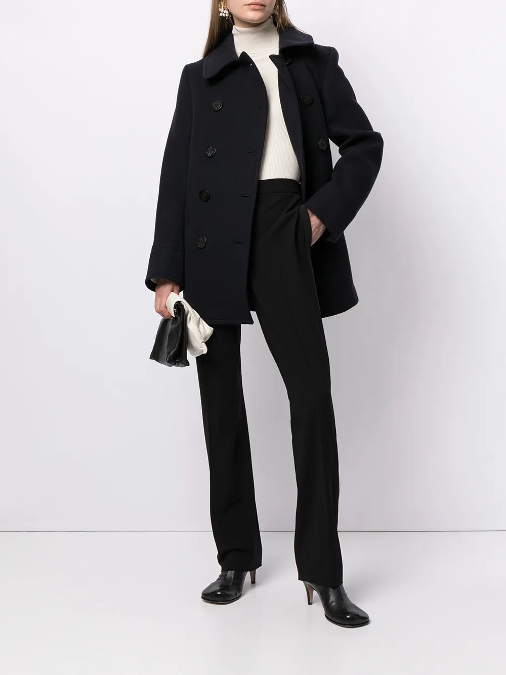 High-Rise Tailored Trousers
