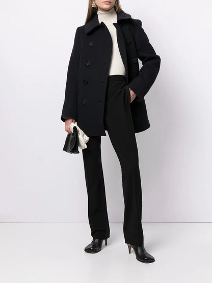 High-Rise Tailored Trousers