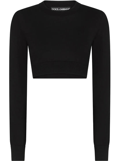 Silk Cropped Jumper