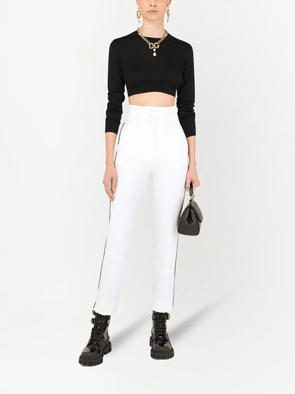 Silk Cropped Jumper