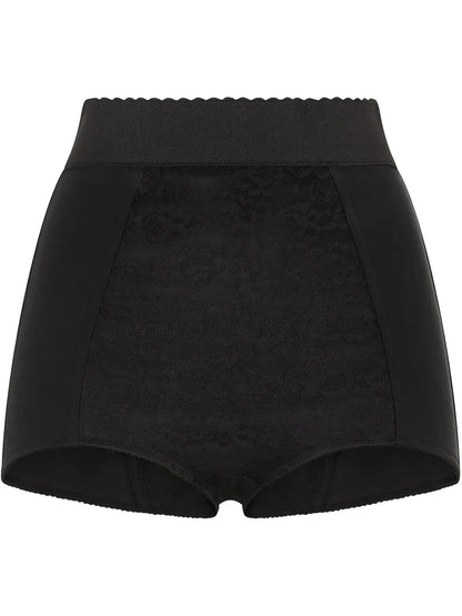High-Waisted Jacquard Briefs
