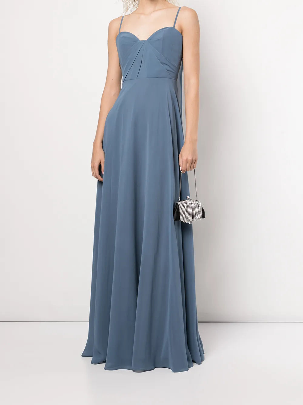 Long Spaghetti-Strap Dress
