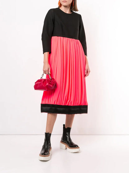 Panelled Colour-Block Dress
