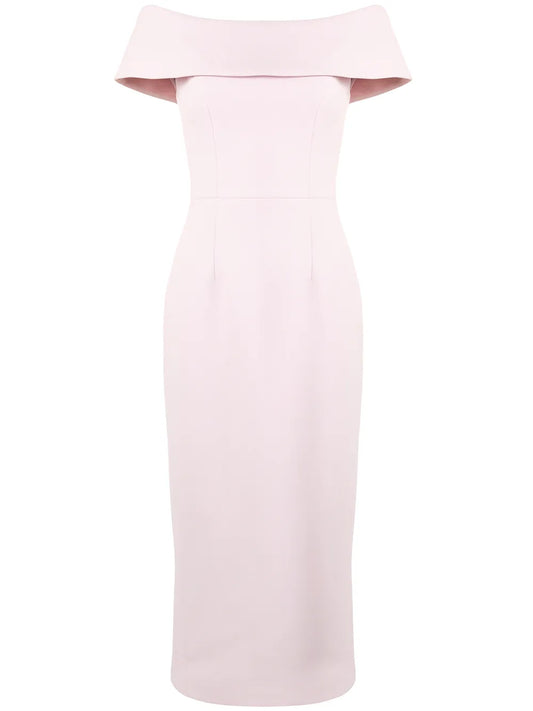 Off-Shoulder Fitted Dress