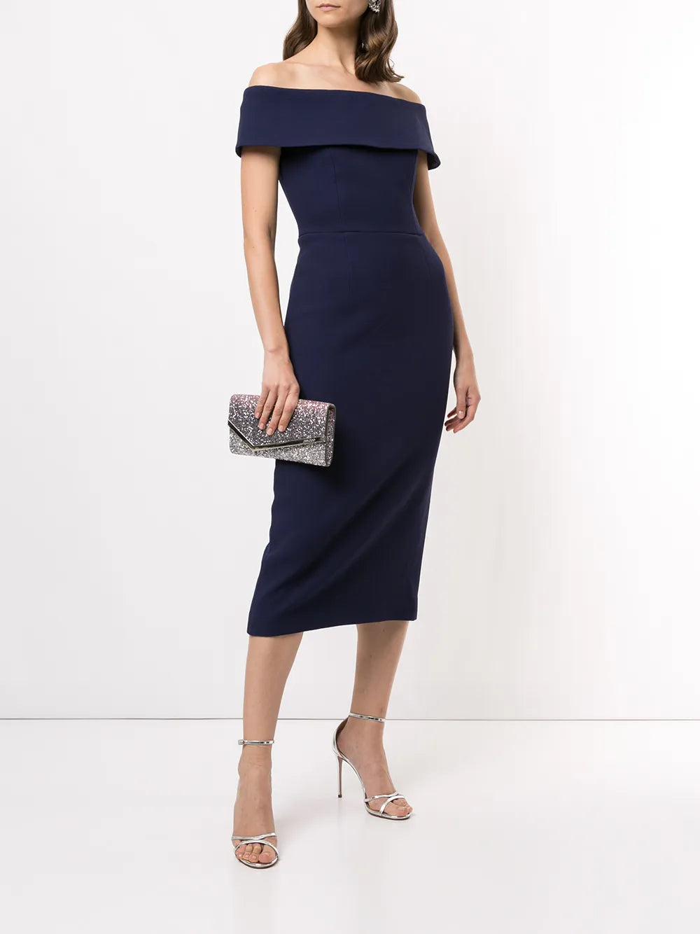 Amore Off-Shoulder Midi Dress