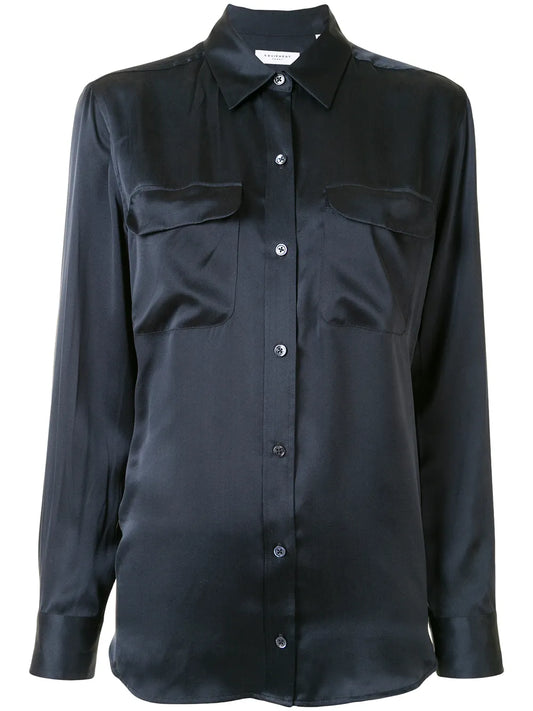 Signature Silk Satin Shirt