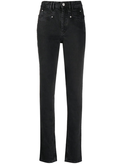 High-Waisted Skinny Jeans