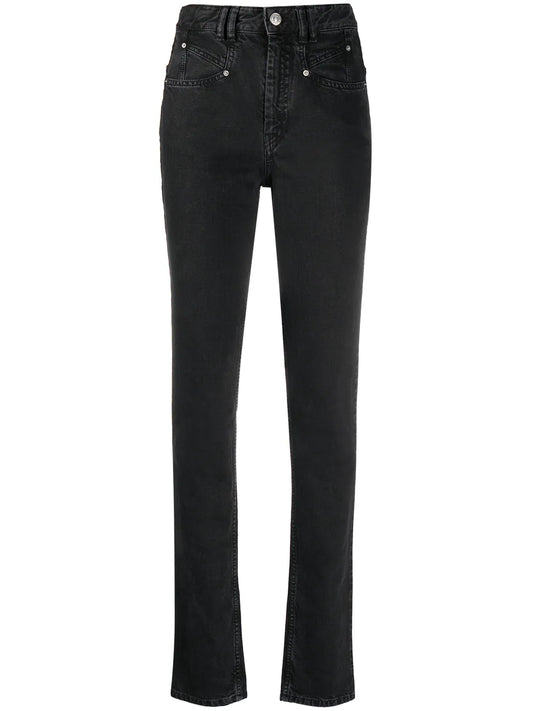 High-Waisted Skinny Jeans