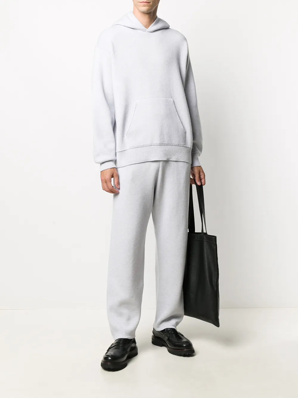 Ideal Rib-Trimmed Oversized Hoodie