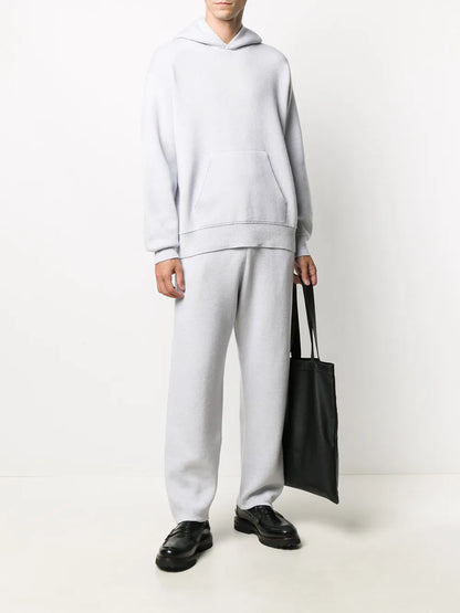 Ideal Rib-Trimmed Oversized Hoodie