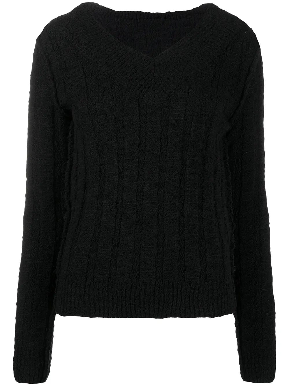 Knitted V-Neck Jumper