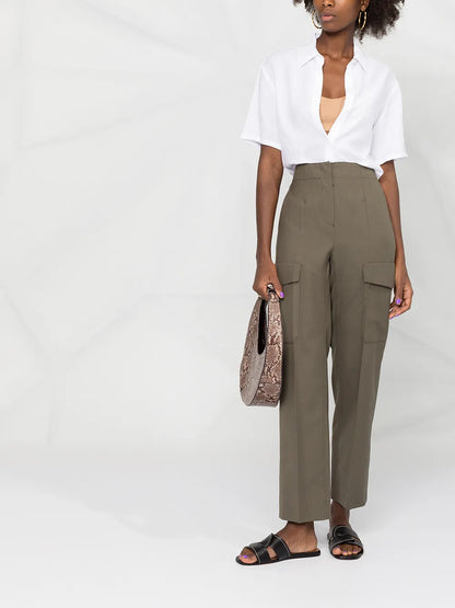 Ribbed-Knit Cropped Top