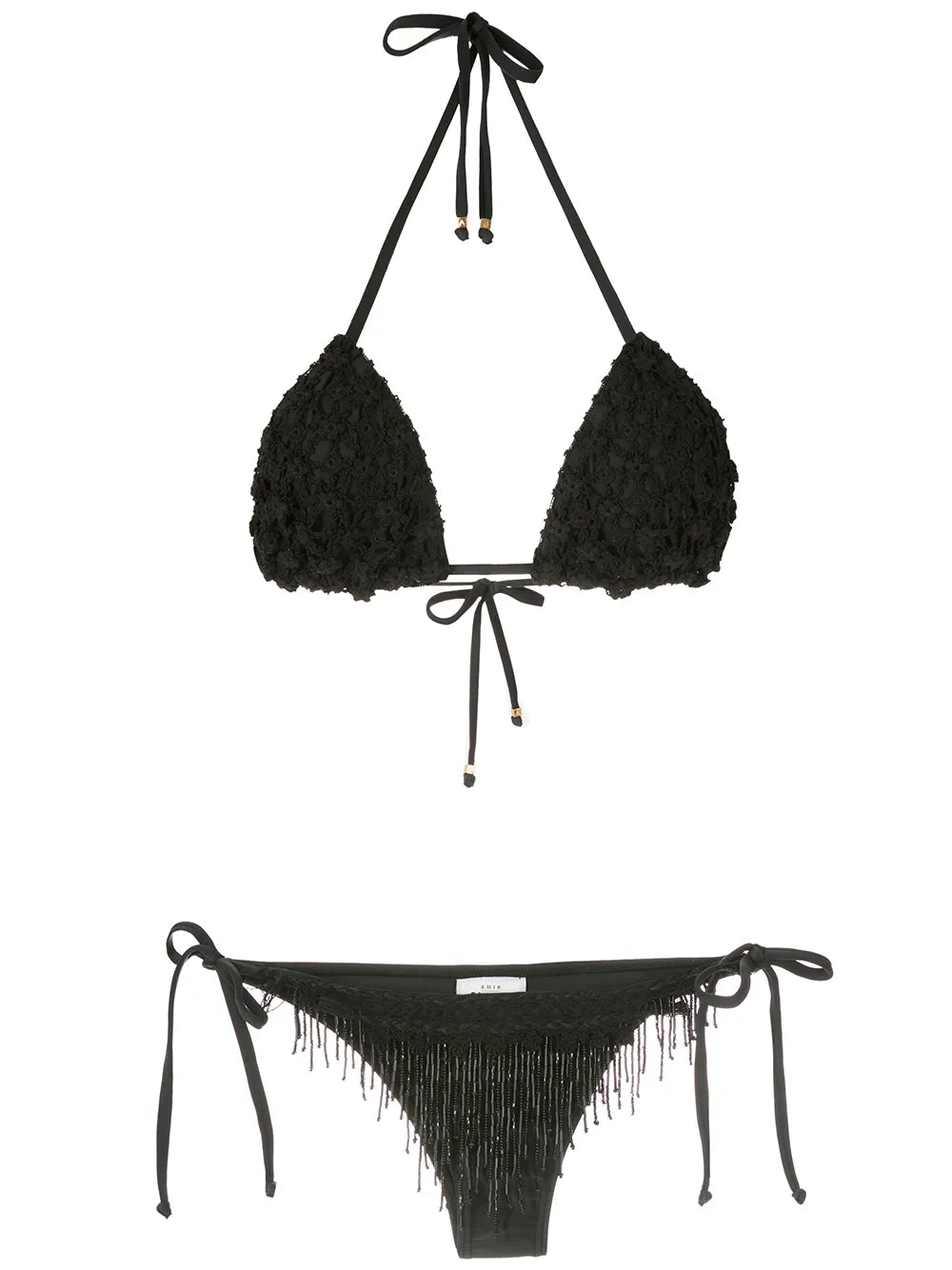Beaded Embroidery Bikini Set