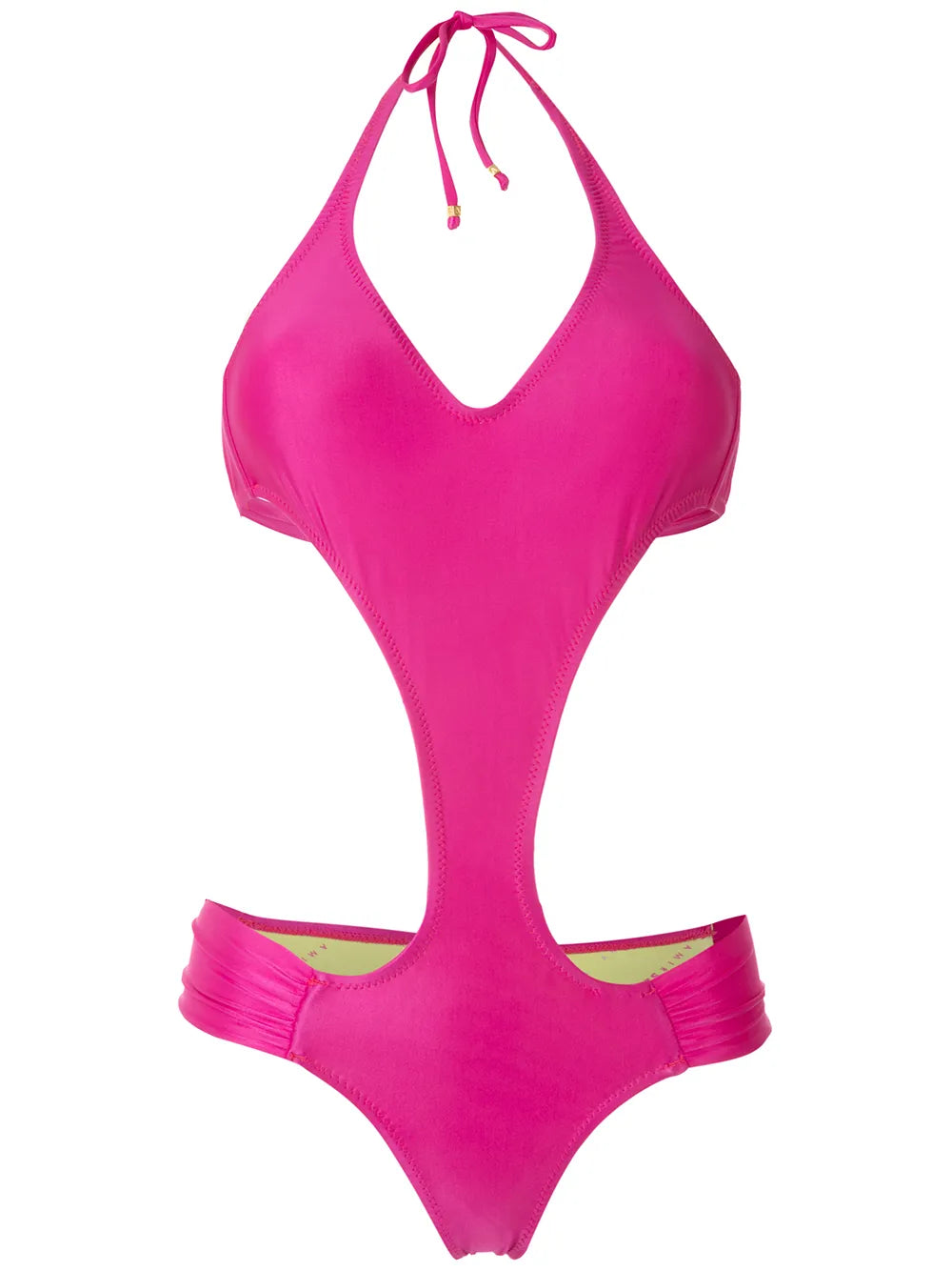 Draped Cut-Out One-Piece