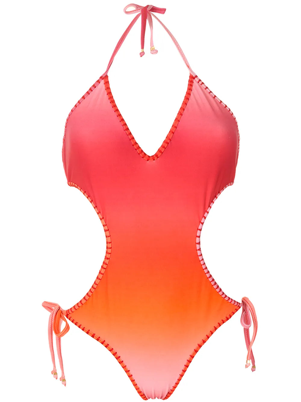 Crocheted Tie-Dye One Piece