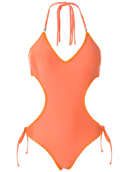 Tie Cut-Out One-Piece