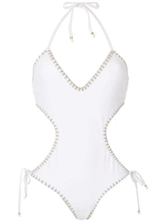 Tie Cut-Out One-Piece