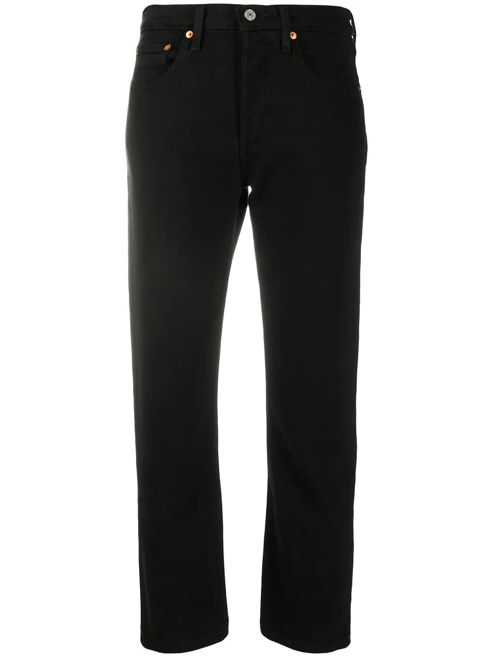 Straight-Leg Cropped Jeans