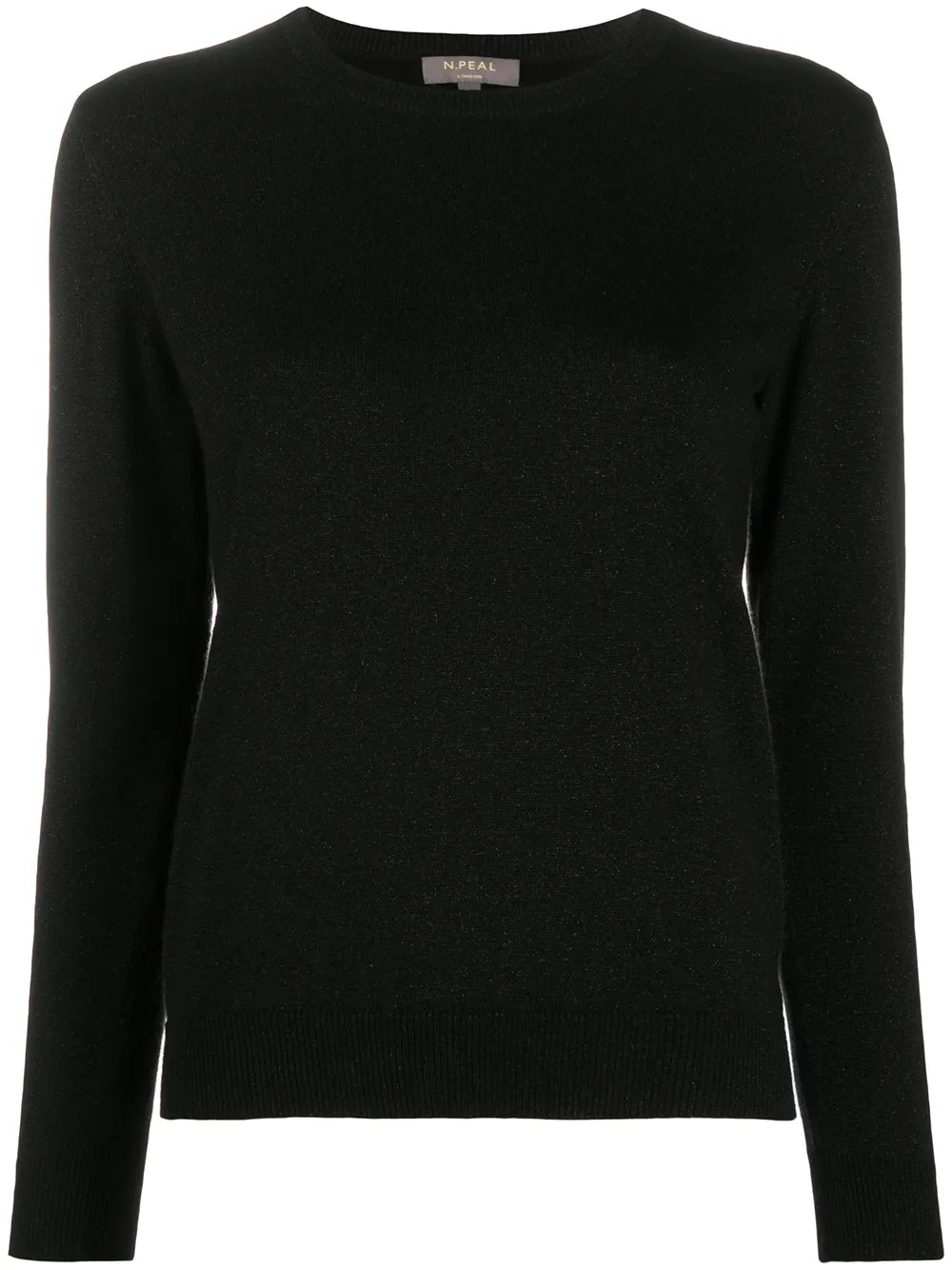Round Neck Sweater With Lurex