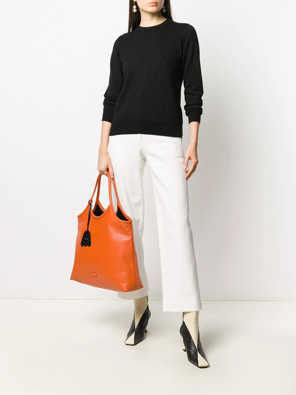 Round Neck Sweater With Lurex