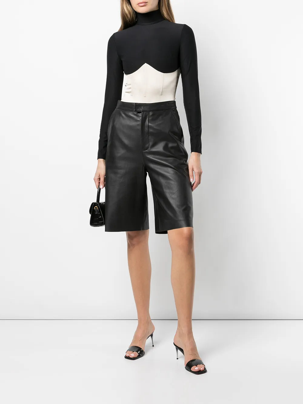 Mock Neck Long-Sleeve Bodysuit
