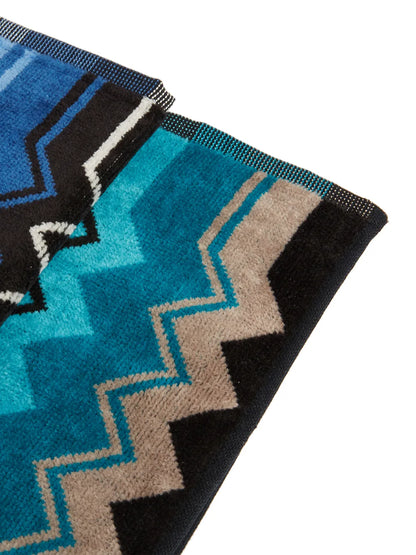 Giacomo Zig Zag Print Towel